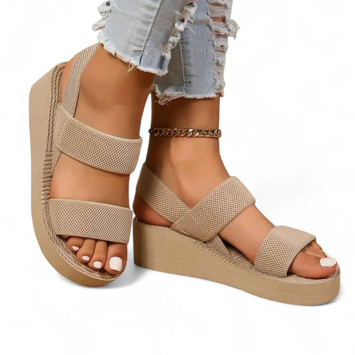 Sandalias de Plataforma para Mujer con Cuña – Comodidad y Estilo - Tienda Serrano