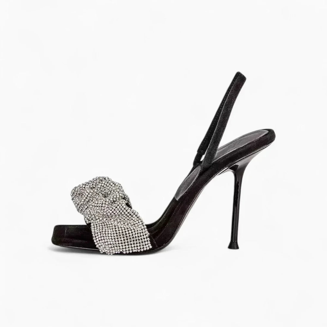 Sandalias de Tacón Alto con Brillos para Mujer – Elegante y Moderno